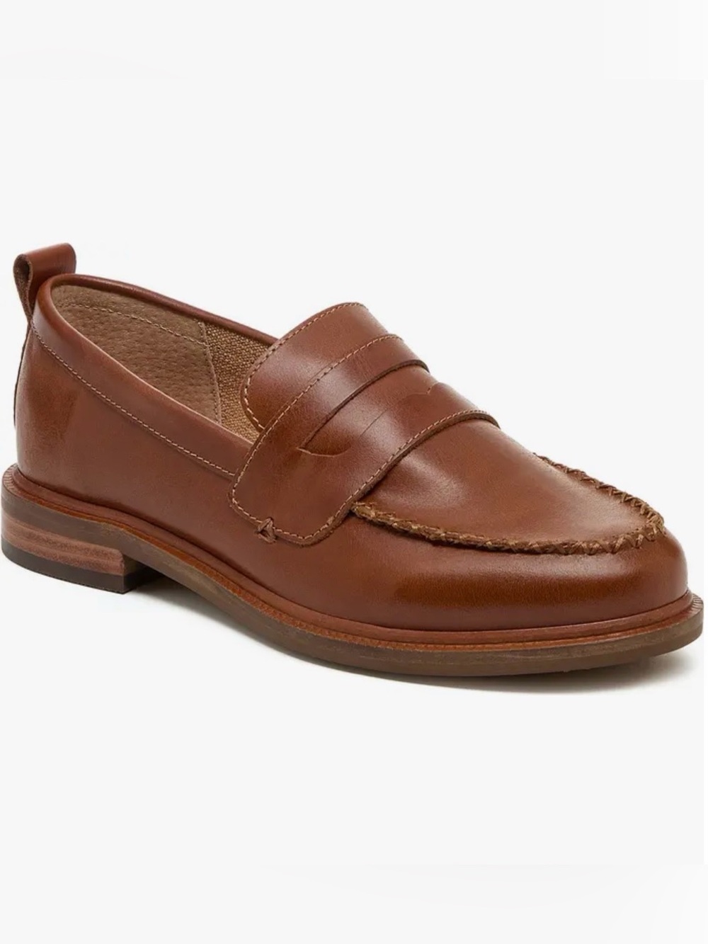 Kelsi Dagger Women's Lens Penny Loafers in Caramel